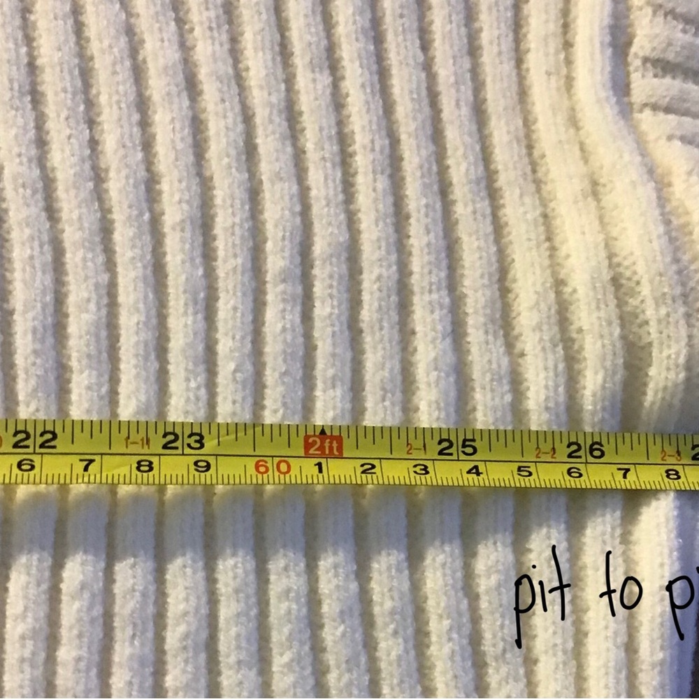 PrettyLittleThing Cream Ribbed Button Cardigan 1T 213 - Picture 8 of 8